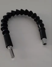 Broca de destornillador eléctrico multifuncional, manguera flexible Universal de serpiente, conexión de eje cardán, extensión blandas, varilla de enlace