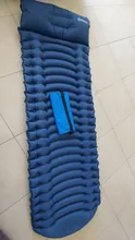 Zomake-esponja a presión con el pie para acampar al aire libre, colchoneta para dormir al aire libre, para senderismo, 200x66cm
