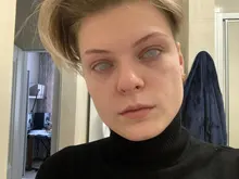 Lentes de contacto ciegos para pupila, Color puro, Color blanco, Cosplay de Halloween, para maquillaje de ojos, 14,5mm