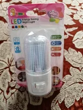 Bedside-Lamp Wall-Lamp Led-Night-Light Eu-Plug Energy-Efficient 3W Emergency Leds 4