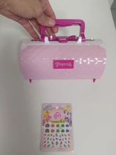 Caja de maquillaje de frozen de la princesa de Disney, juguetes cosméticos para niños, bolso seguro y no tóxico, juguetes de maquillaje solubles en agua