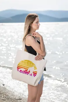 

Angemiel Bag Shadow Of the Gorilla And Cheetah Tote Shopping Beach Bag