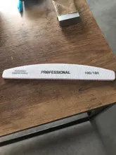 5 unids/lote profesional de uñas limas para manicura pulido curva manicura herramientas 100/180 tampón de uñas herramienta de diagnóstico