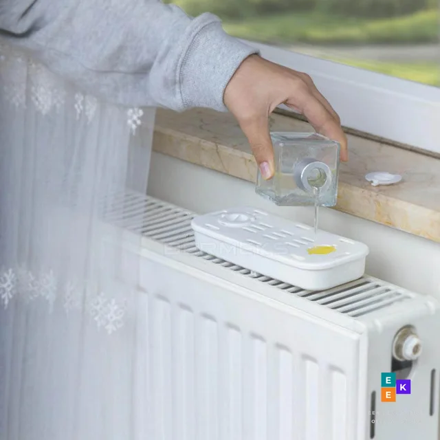 Recipiente de agua para el radiador, humidificador de aire interior,  saludable, olor agradable, resistente al calor