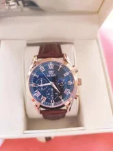 Relojes de lujo de cuarzo de los hombres relojes correa de cuero impermeable 30M de los hombres de moda gratis reloj con envío para hombres reloj con encendedor