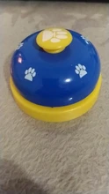 Juguete de entrenamiento para mascotas, llamada de cena, campana pequeña anillo con huellas, juguetes para perros para osito cachorro, llamada para mascotas