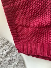 Manta tejida para recién nacido, pañoleta para bebés súper suave, ropa de cama para infantes