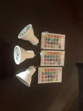 RGB Lamp Bombillas Led-Spots-Light Remote-Control Rgbww-Gu10 Led gu-10 220V 16-Colors