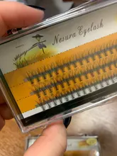 60 racimo/caja de pestañas individuales 0,07/0,1 grueso conjunto de pestañas extensión 3D pestañas falsas naturales al por mayor