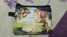 Purses Women Vinci Mini Wallet Lipstick-Bag Art-Coin Vintage Lisa Michelangelo/da David/mona