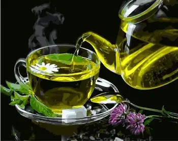 

Painting by numbers GX 35221 chamomile tea 40*50