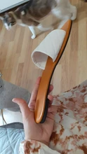 Sandalias planas de goma con cabeza cuadrada para mujer, zapatos de verano a la moda