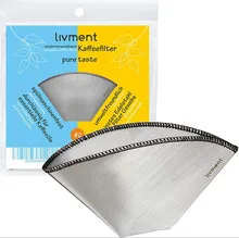 Baskets COFFEE-FILTER-HOLDER Stainless-Steel Reusable HAND-DRIP-FILTER