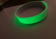 Cinta luminosa autoadhesiva de 1,5 cm * 1m 12MM 3M, cinta de visión nocturna que brilla en la oscuridad, advertencia de seguridad, cintas de decoración para el hogar