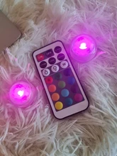 Vase-Bowl Submersible Light Party-Decoration Night-Lamp Battery-Operated Remote-Controlled