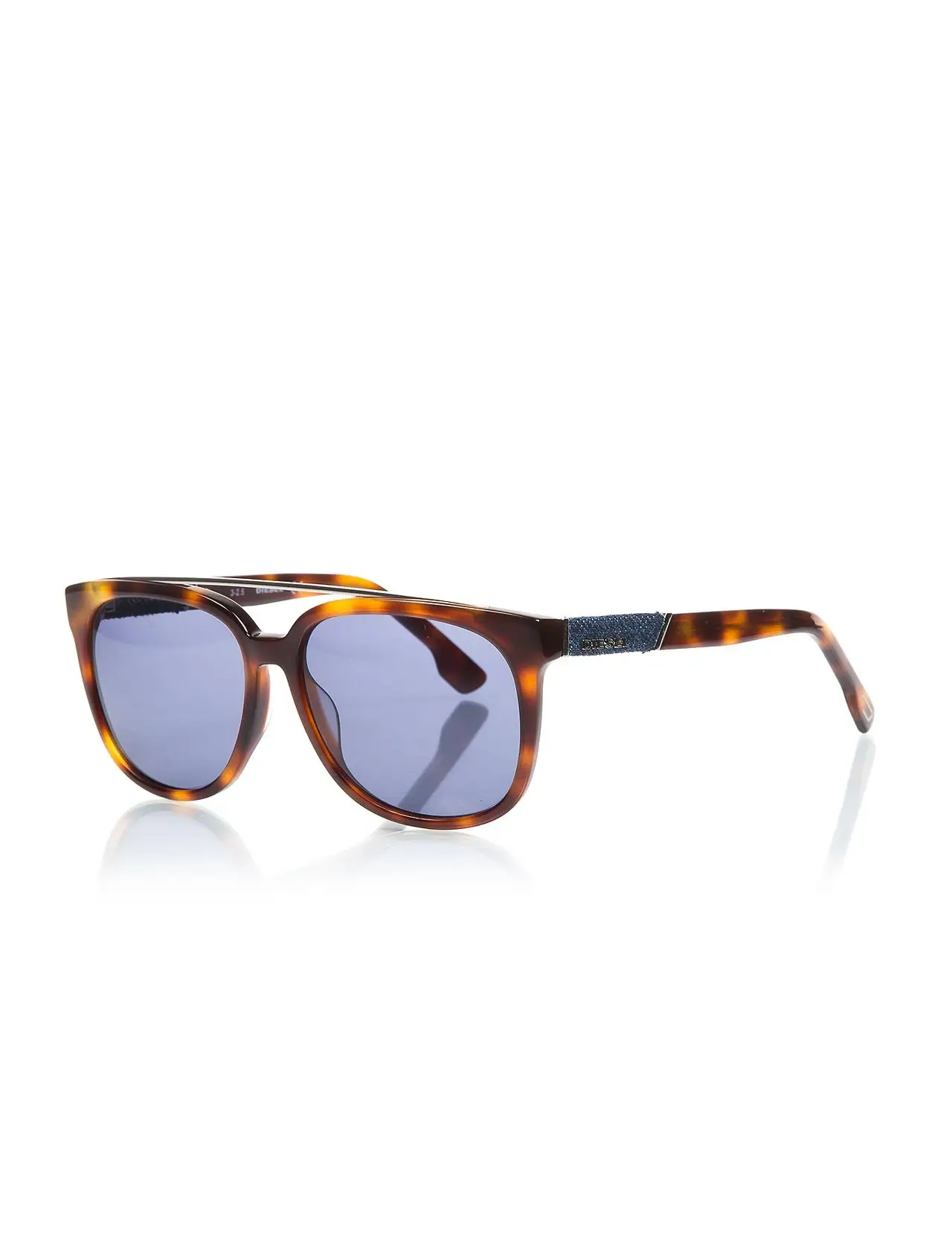

Men's sunglasses dl 0166 53v bone Brown organic square square 56-15-145 diesel