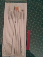 Conjunto de herramientas de revestimiento para manicura, pincel plano de dibujo acrílico, esmalte de Gel UV, diseño francés, extensión de pintura, 7 tamaños