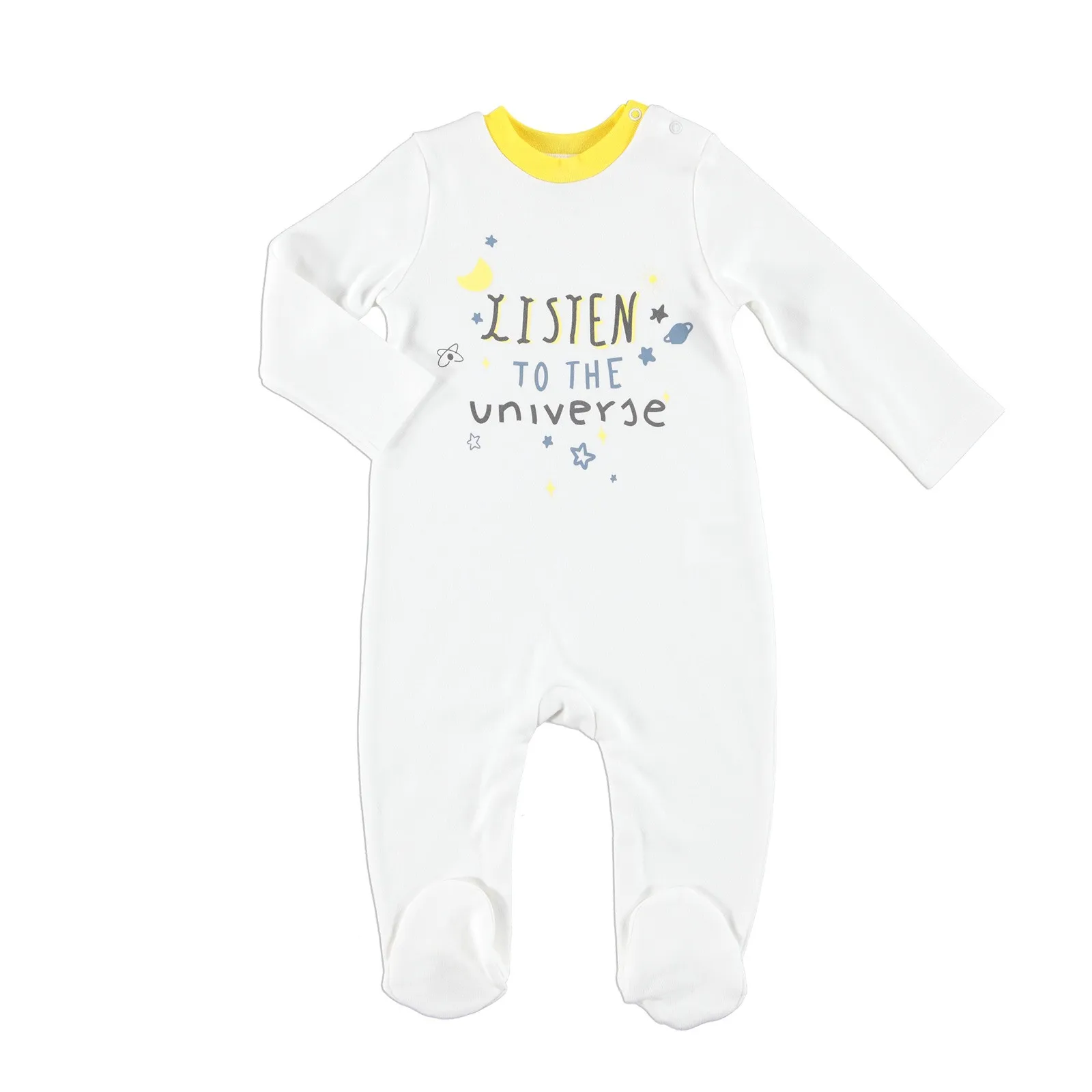 Ebebek HelloBaby/Детский комбинезон с длинными рукавами и принтом «Вселенная»