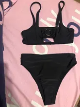 Conjunto de Bikini con estampado de leopardo para mujer, bañador Sexy de cintura alta con estampado de serpiente, traje de baño dividido con Tanga de banda de realce, ropa de baño brasileña 2021