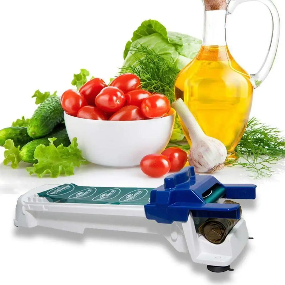 Инструмент для раскатки овощей и мяса, креативный набивной станок для раскатки листьев, гаджет, роликовый инструмент для кухонных аксессуаров, 1 шт