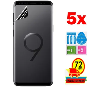 

5x Protector It is Screen Sheet Film for for Samsung GALAXY S9 (NOT It is TEMPERED GLASS GLASS) KIT