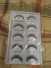 Fake Eyelashes Makeup Daily Natural Thick HBZGTLAD 5-Pairs Handmade 3D