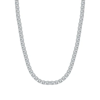 

Silver necklace with cubic zirconium sunlight sample 925