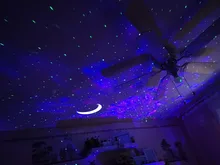 Night-Light Projector Rotation Ocean Star Sky Kids Gift 6-Colors for 360-Degree