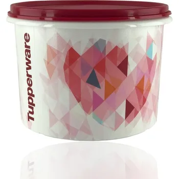 

Tupperware Heart Pattern Storage Container 1.1 Liter