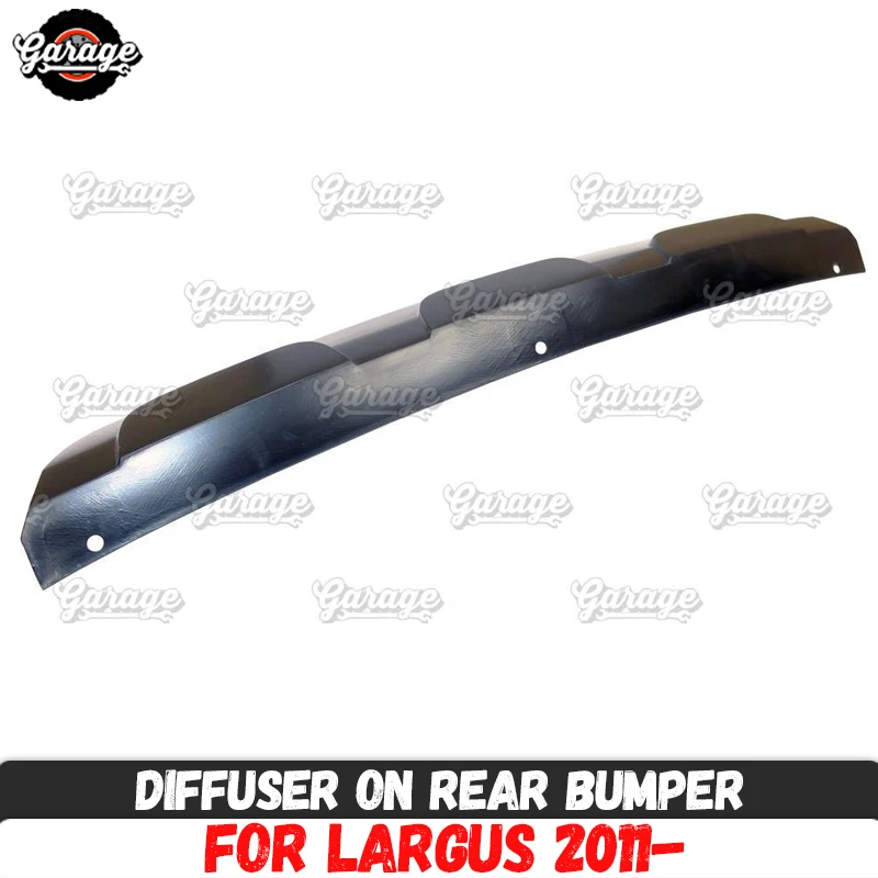 

Diffuser of rear bumper for Lada Largus 2011-2018 ABS plastic skirt on rear bumper pad body kit accessories car tuning styling