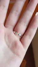 Anillo de plata con orejas de gato para mujer y niña, anillo ajustable con diseño abierto, joyería bonita, regalo, venta al por mayor