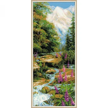 

1487 set for embroidery Riolis 'mountain root', 20*50 cm