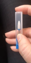 1 Uds cono de cerámica cortador de uñas taladro mm broca para fresa para manicura Burr poco de cutícula eliminar archivos de uñas de Gel polaco herramientas