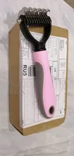 Para pelo vertimiento peine del pelo del peine para perro gato abierto nudo cepillo para cuchillos herramienta perro pulgas peines muda de pelo acabado peines