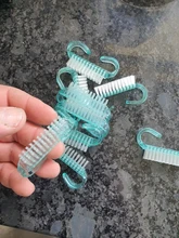 Cepillo para limpieza de uñas, herramientas de manicura de decoración de uñas, accesorios acrílicos, 10 Uds.