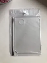 Maquillaje paleta de mezcla acrílico espátula paleta de maquillaje base de acero inoxidable manos libres de placas de estampado accesorios de maquillaje