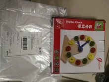 Juguetes de madera, reloj Digital de madera, Montessori, juguetes de aprendizaje temprano para niños