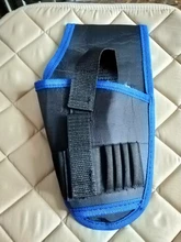 Bolsa portabrocas Holst, herramienta inalámbrica para taladro de 12v, bolsa de herramientas de cintura