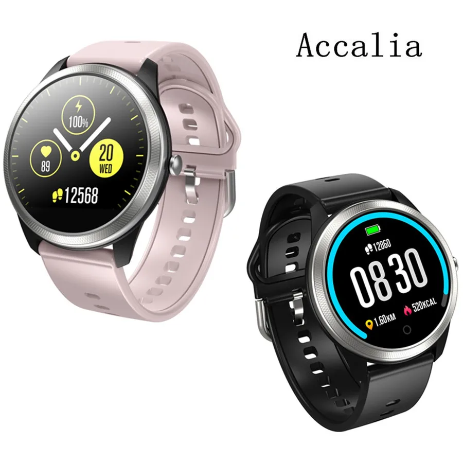 

Accalia F11 Smart Bracelet ECG+PPG IP68 waterproof heart rate blood pressure Sport Watch man message push fitness wristband