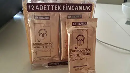 Kurukahveci Mehmet Efendi турецкий кофе 12 упаковок (12x6 гр)|Ванная| |