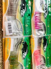 JOHNCOO TPE suave cebo flotante señuelos 20 piezas 43mm 0,5g señuelo para trucha de atraer Wobblers Swimbait luz pesca en roca UL pesca Wrom