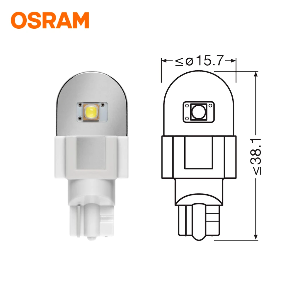 Par de lámparas W5W Osram LEDriving SL White 6000K - 2825DWP-02B