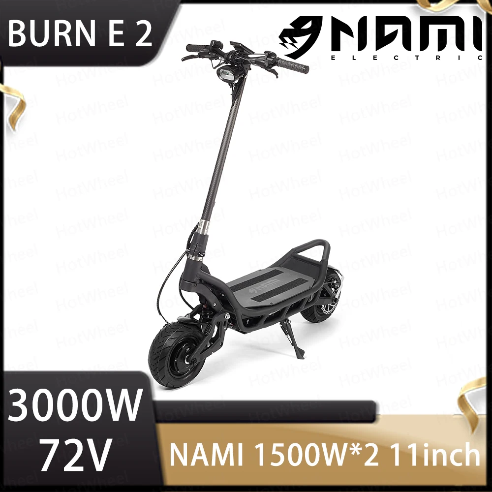 Электрический скутер NAMI BURN E 2 MAX E2 оригинальный 72 в 32 Ач 1500 Вт x2 передние и задние