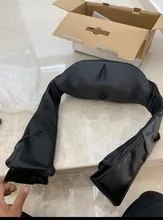 Masajeador eléctrico Shiatsu con forma de U para espalda, cuello, hombros, cuerpo, infrarrojos, calentador, 4D, para coche/casa