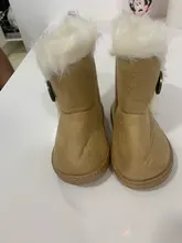 Snow-Boots Kids Child Shoes Toddler Girls Winter Princess Warm for New Non-Slip Flat