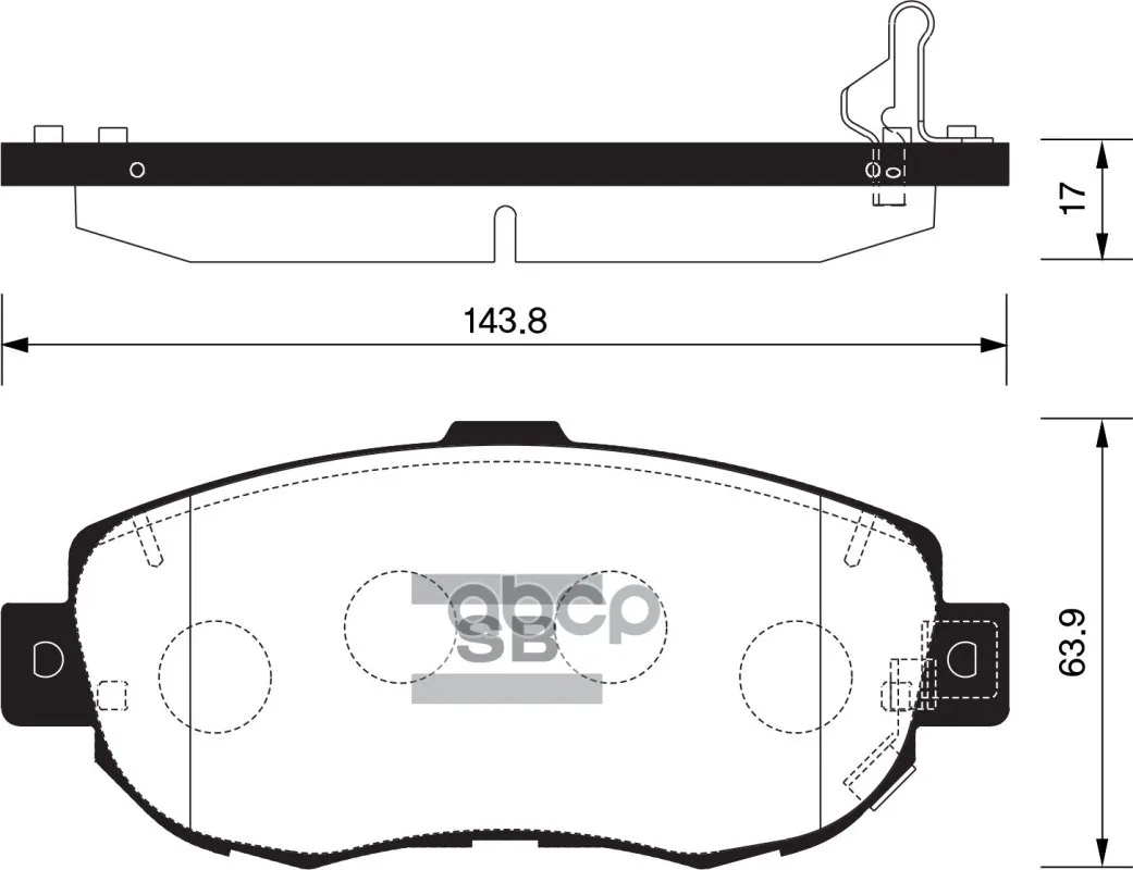 Sp1386_колодки Дисковые Передние! Toyota Lexus Ls 400 92-94/Celsior Ucf10 92-94 Sangsin Brake Sp1386 Sangsin brake арт. SP1386