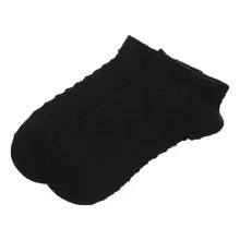 От Jawali женские черные узорчатые парфюмированные пинетки носки 065-491-038