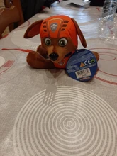 Figuras de acción de la patrulla canina para niños, juguete de peluche suave de 12 y 20cm con seguimiento de perros, modelo Apolo