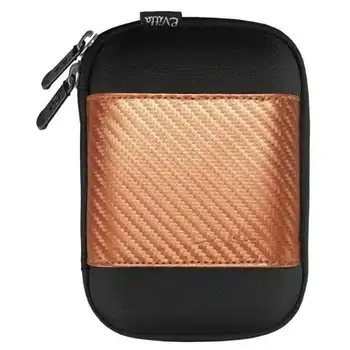 

Case e-vitta premium gold for hard disk or powerbank 2.5 '/6.35cm-inner velvety-bands elastic-double