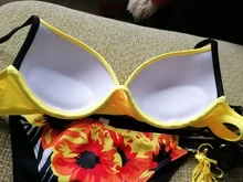 Bikini de talla grande para mujer, traje de baño Sexy de realce, conjunto de Bikini con estampado Floral, ropa de baño, ropa de playa de dos piezas 2021